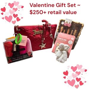 NWT - Juicy Couture Red Gift Set with Accessories ~ Valentines Gift $250+ RETAIL